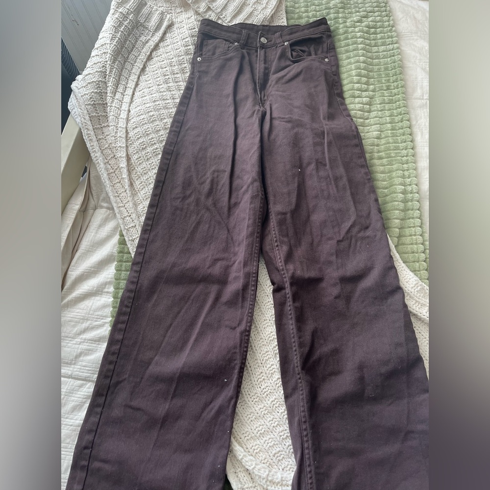 Size 4 h and m jeans wide leg